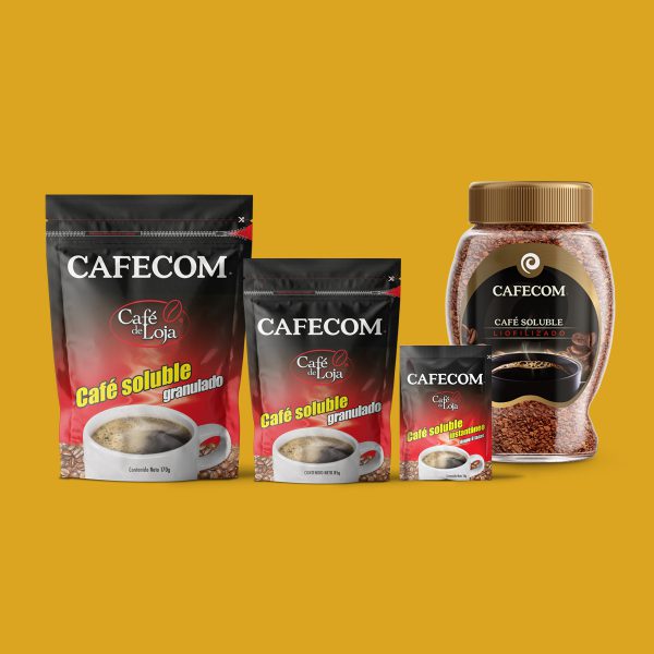 Línea de café soluble